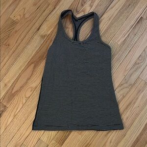 Lululemon Striped Racerback Tank Top